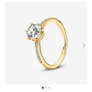 Brand new princess diamond pandora ring size 7